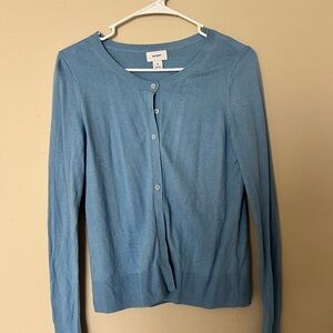 Old Navy Blue Cardigan Sweater Soft Knit